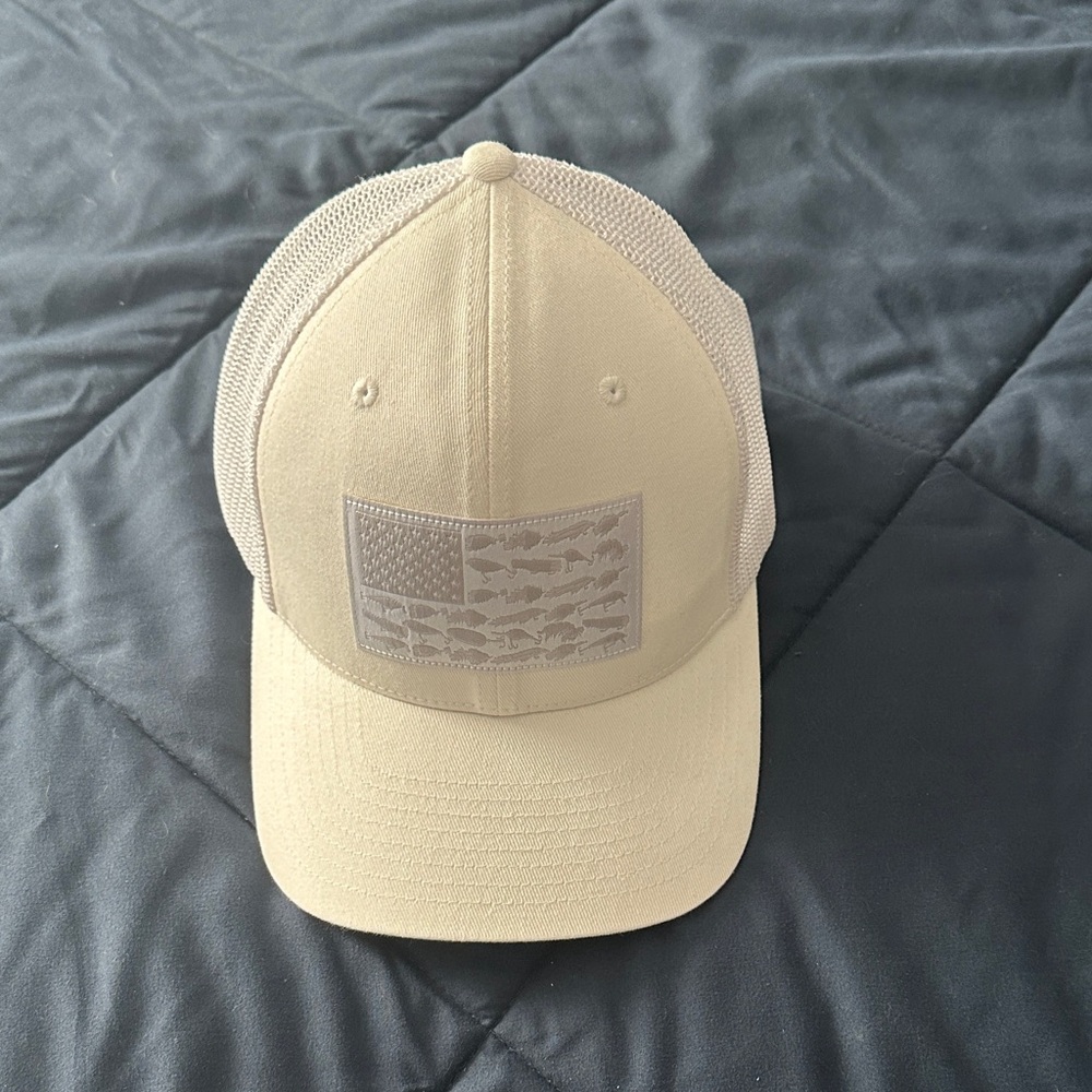 Columbia White Trucker Hat